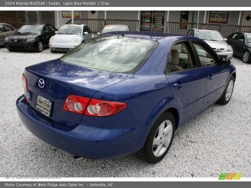 Lapis Blue Metallic / Gray 2004 Mazda MAZDA6 i Sedan