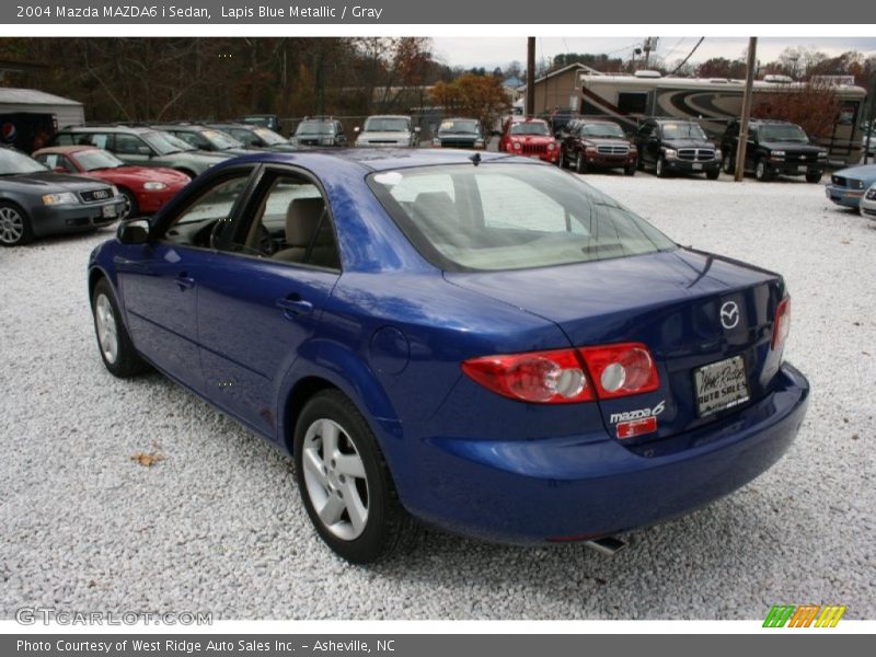 Lapis Blue Metallic / Gray 2004 Mazda MAZDA6 i Sedan
