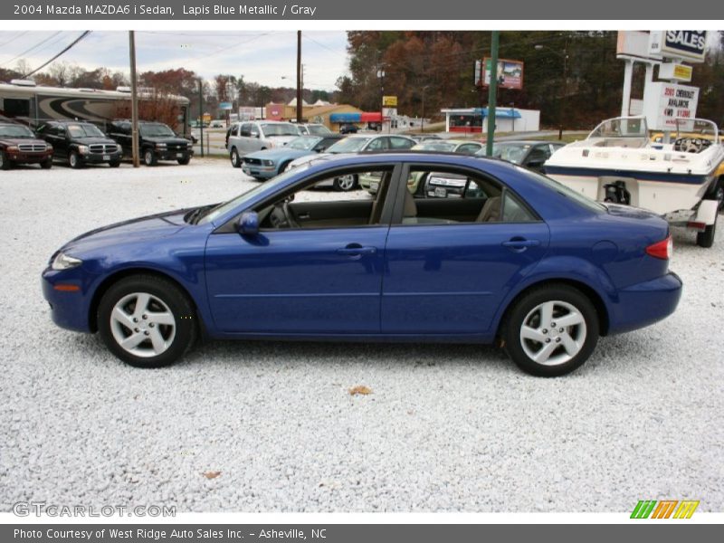Lapis Blue Metallic / Gray 2004 Mazda MAZDA6 i Sedan