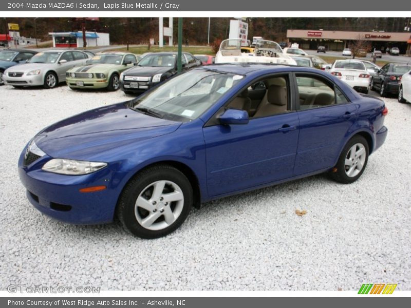 Lapis Blue Metallic / Gray 2004 Mazda MAZDA6 i Sedan