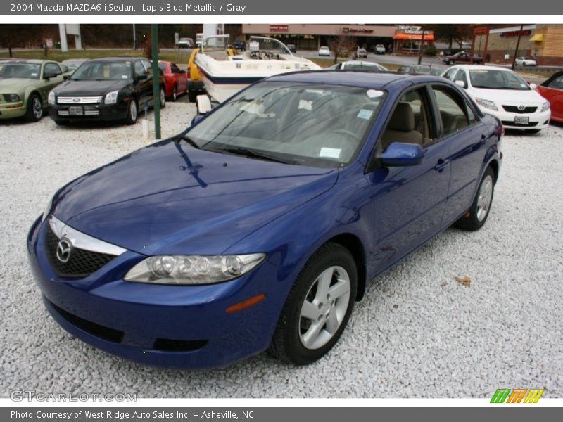 Lapis Blue Metallic / Gray 2004 Mazda MAZDA6 i Sedan