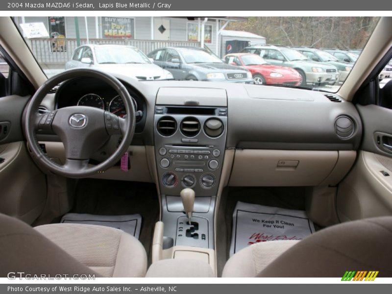 Lapis Blue Metallic / Gray 2004 Mazda MAZDA6 i Sedan