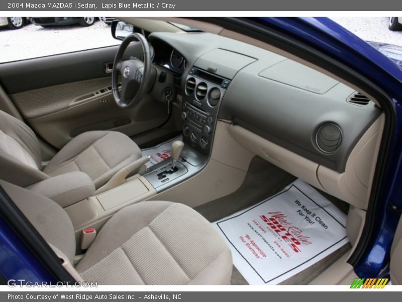 Lapis Blue Metallic / Gray 2004 Mazda MAZDA6 i Sedan
