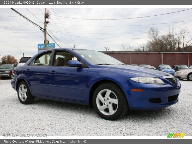 Lapis Blue Metallic / Gray 2004 Mazda MAZDA6 i Sedan