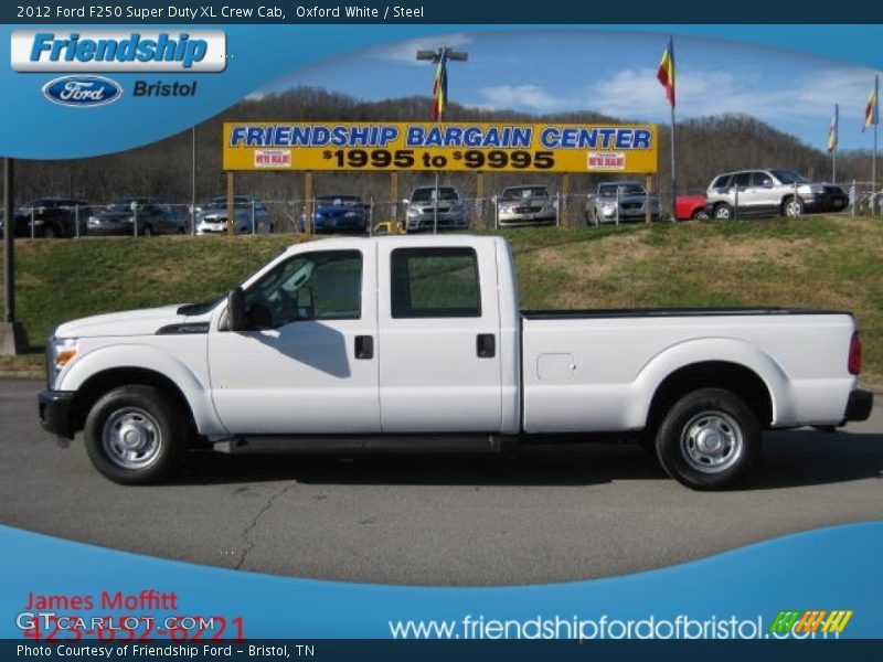 Oxford White / Steel 2012 Ford F250 Super Duty XL Crew Cab