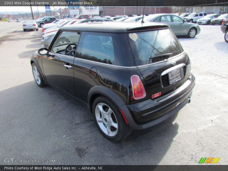 Jet Black / Panther Black 2003 Mini Cooper Hardtop
