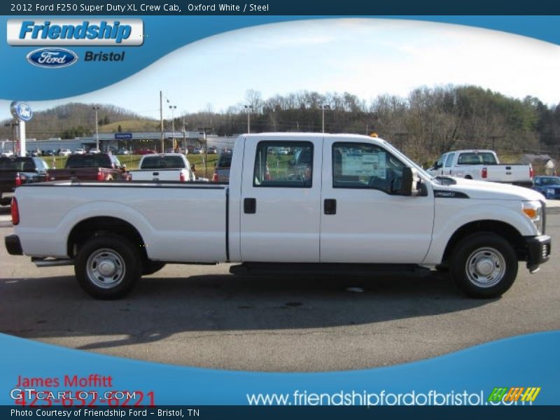 Oxford White / Steel 2012 Ford F250 Super Duty XL Crew Cab