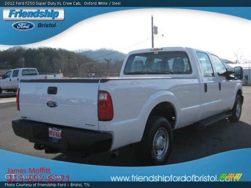 Oxford White / Steel 2012 Ford F250 Super Duty XL Crew Cab