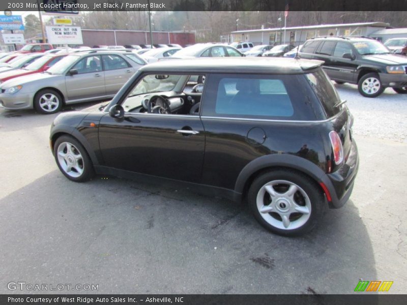 Jet Black / Panther Black 2003 Mini Cooper Hardtop