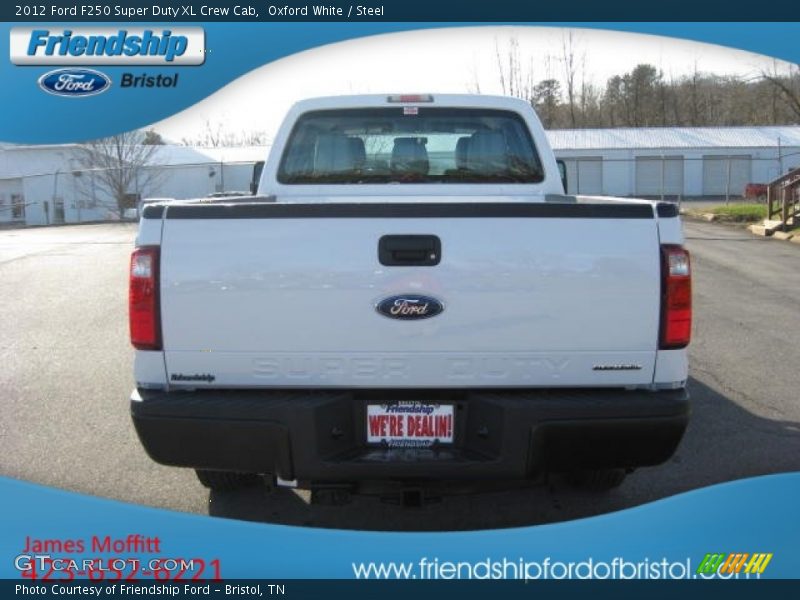 Oxford White / Steel 2012 Ford F250 Super Duty XL Crew Cab