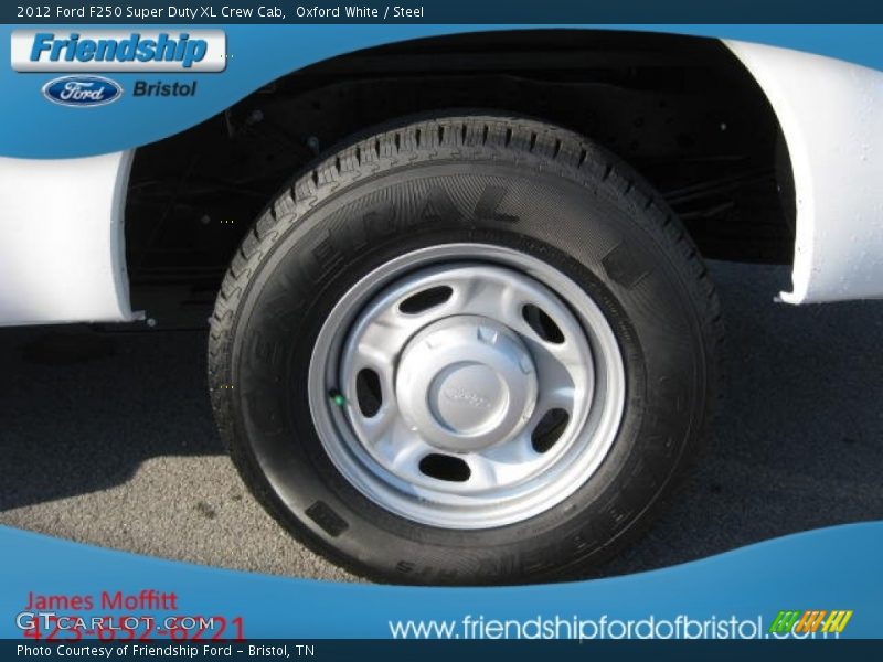 Oxford White / Steel 2012 Ford F250 Super Duty XL Crew Cab