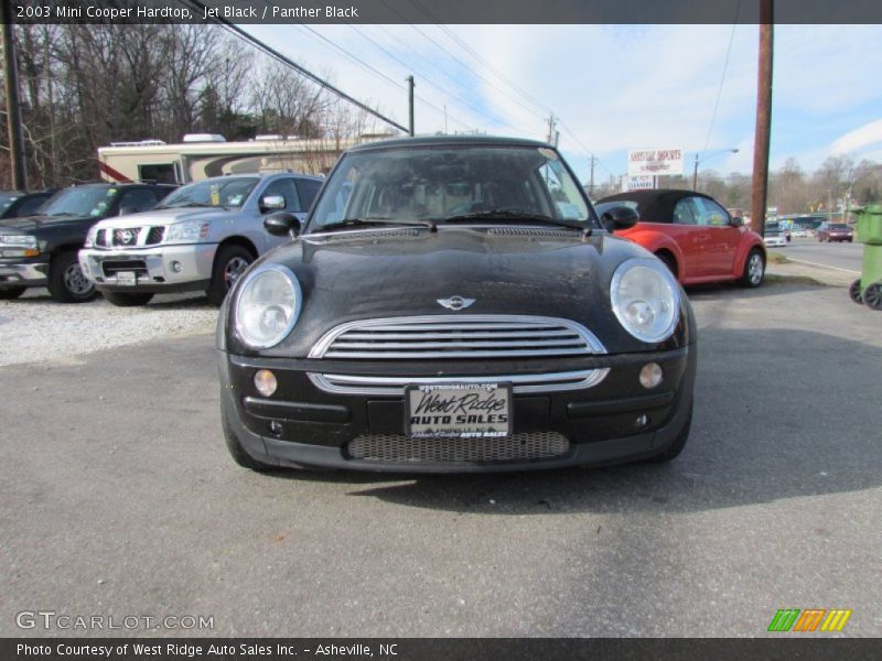 Jet Black / Panther Black 2003 Mini Cooper Hardtop