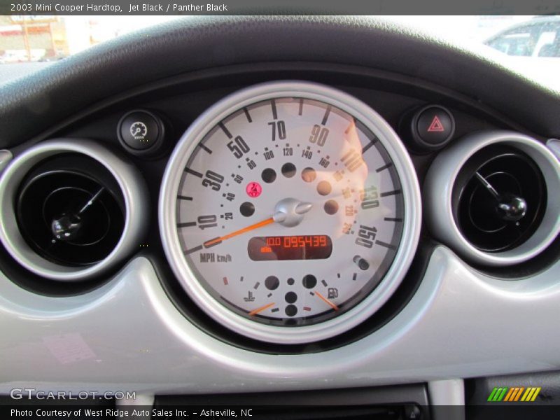 Jet Black / Panther Black 2003 Mini Cooper Hardtop