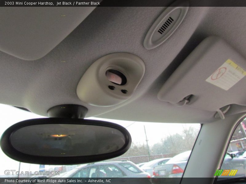 Jet Black / Panther Black 2003 Mini Cooper Hardtop