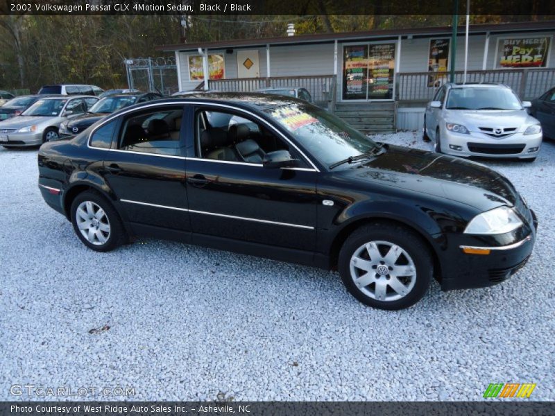 Black / Black 2002 Volkswagen Passat GLX 4Motion Sedan
