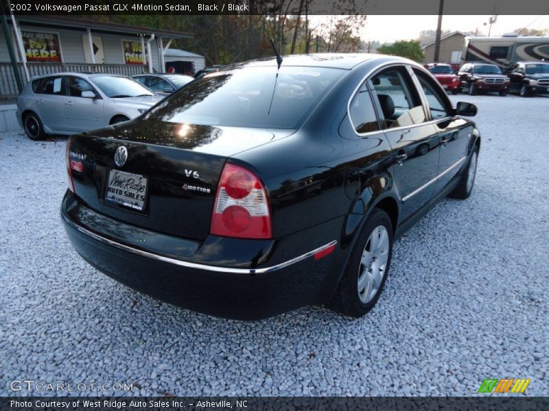 Black / Black 2002 Volkswagen Passat GLX 4Motion Sedan