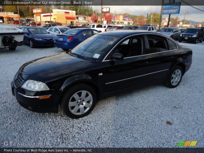 Black / Black 2002 Volkswagen Passat GLX 4Motion Sedan