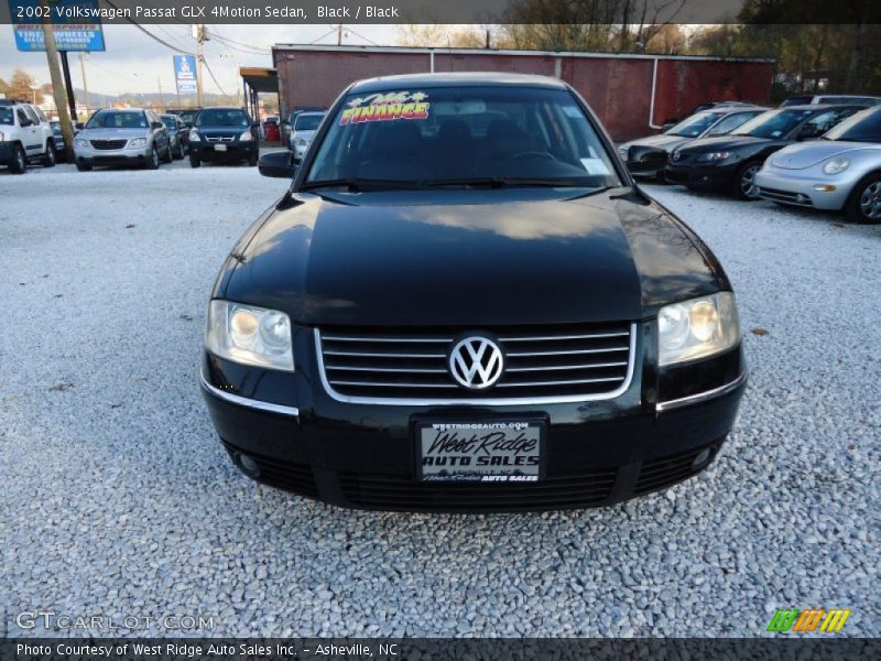 Black / Black 2002 Volkswagen Passat GLX 4Motion Sedan