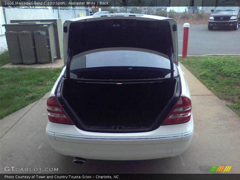 Alabaster White / Black 2006 Mercedes-Benz C 230 Sport