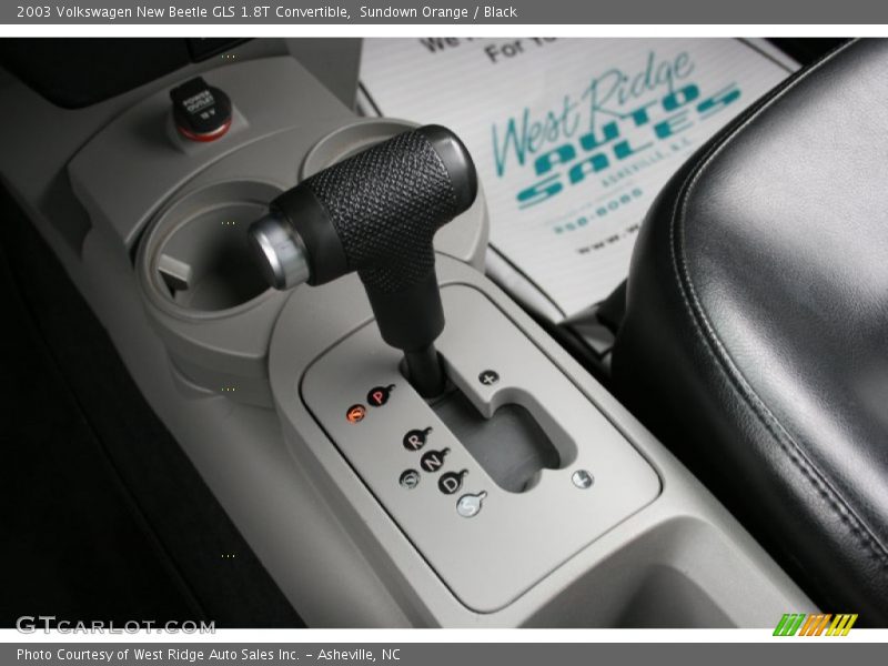  2003 New Beetle GLS 1.8T Convertible 6 Speed Tiptronic Automatic Shifter