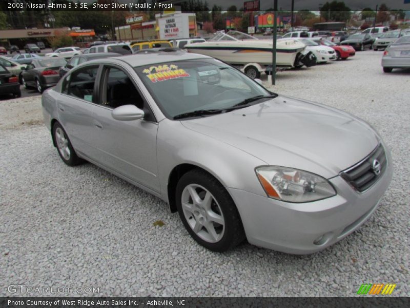 Sheer Silver Metallic / Frost 2003 Nissan Altima 3.5 SE
