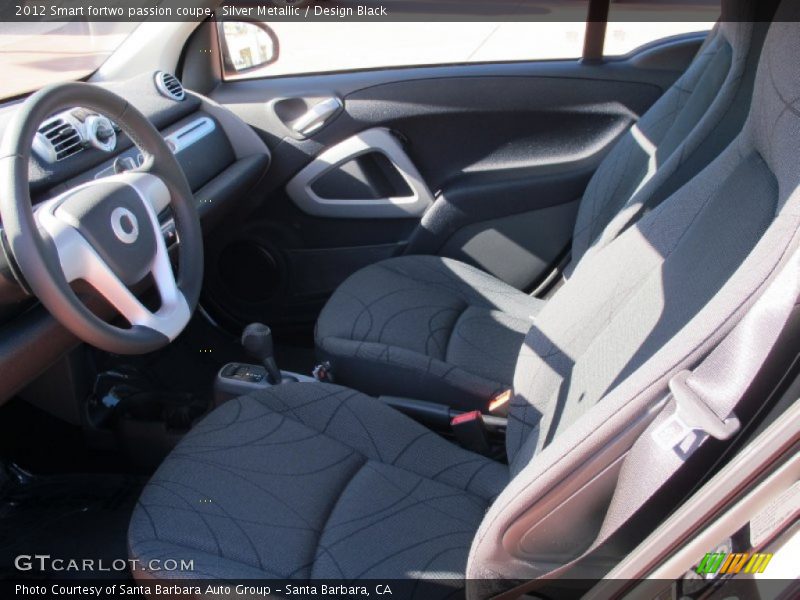 Silver Metallic / Design Black 2012 Smart fortwo passion coupe