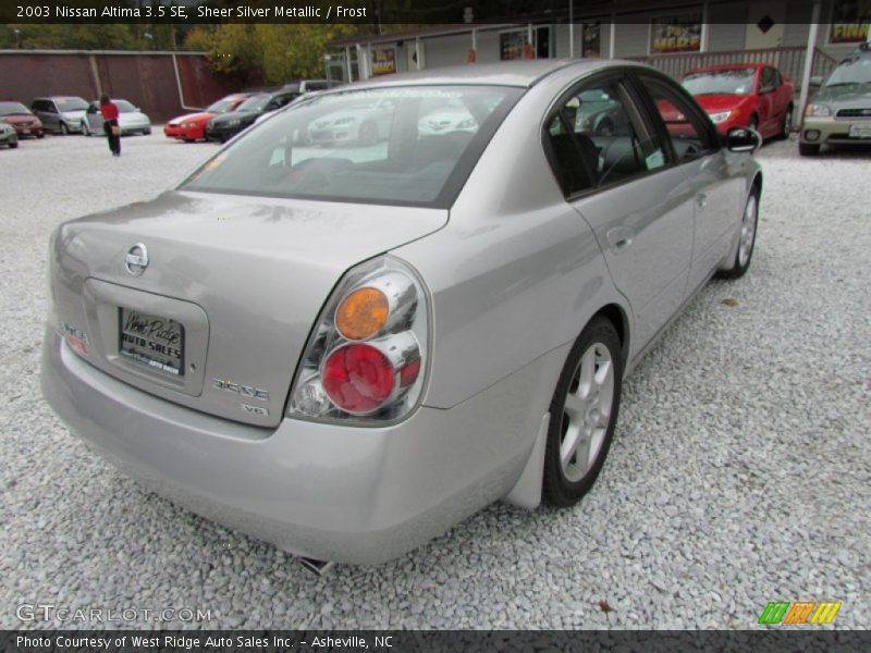 Sheer Silver Metallic / Frost 2003 Nissan Altima 3.5 SE