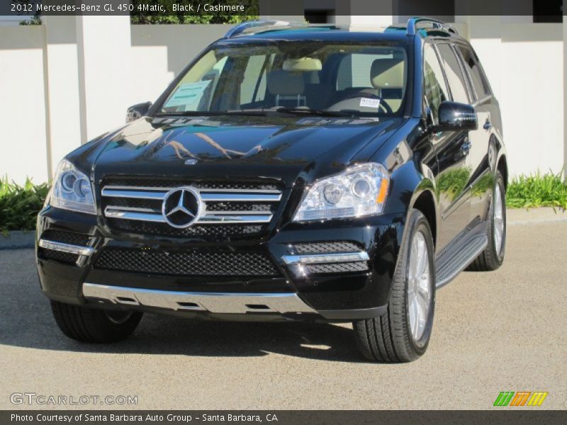 Black / Cashmere 2012 Mercedes-Benz GL 450 4Matic