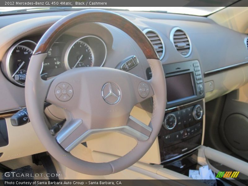 Black / Cashmere 2012 Mercedes-Benz GL 450 4Matic