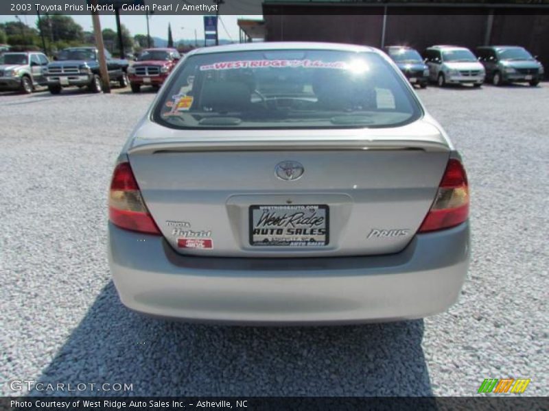 Golden Pearl / Amethyst 2003 Toyota Prius Hybrid