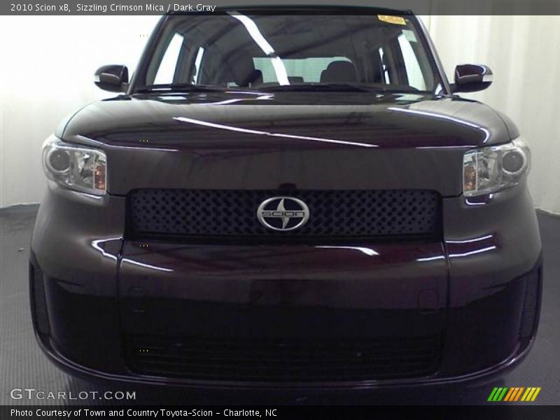 Sizzling Crimson Mica / Dark Gray 2010 Scion xB
