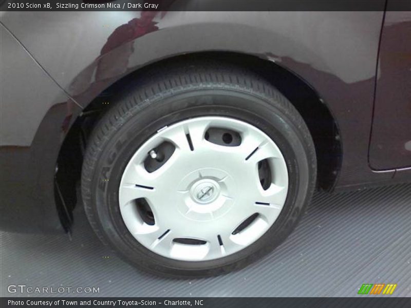Sizzling Crimson Mica / Dark Gray 2010 Scion xB