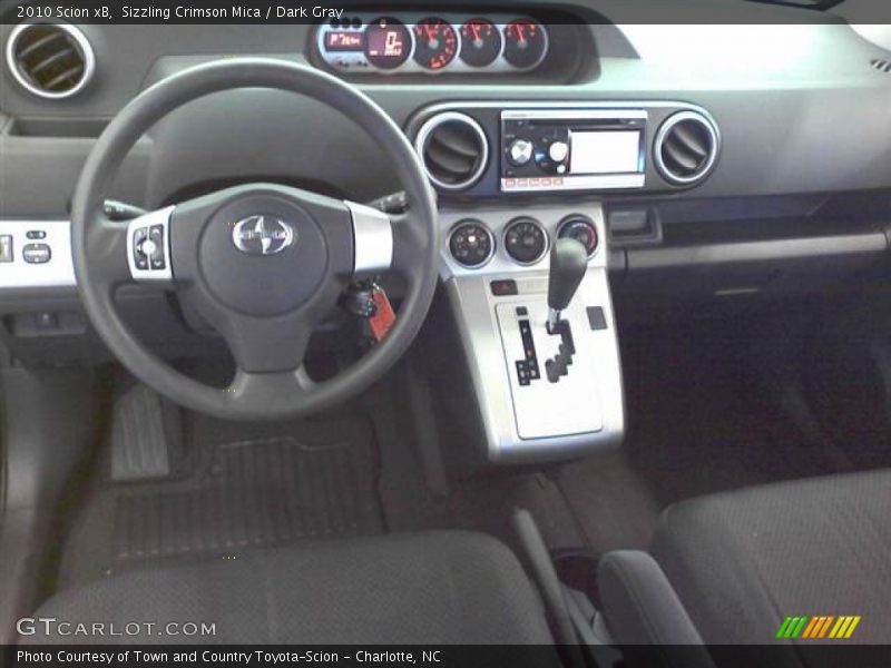 Sizzling Crimson Mica / Dark Gray 2010 Scion xB