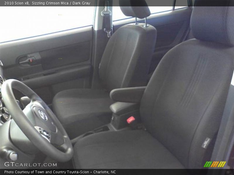Sizzling Crimson Mica / Dark Gray 2010 Scion xB