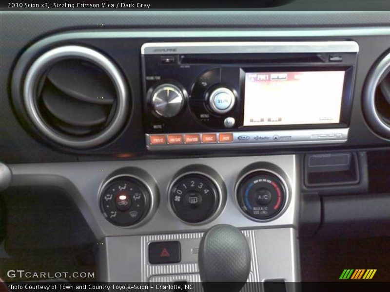 Sizzling Crimson Mica / Dark Gray 2010 Scion xB