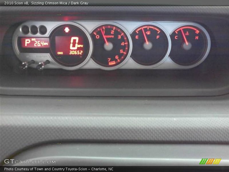 Sizzling Crimson Mica / Dark Gray 2010 Scion xB