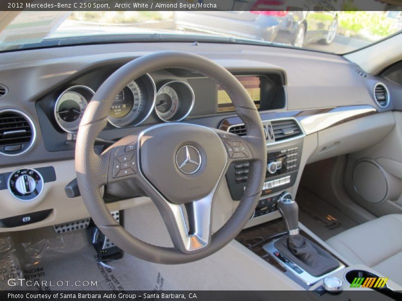 Dashboard of 2012 C 250 Sport