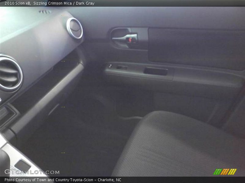 Sizzling Crimson Mica / Dark Gray 2010 Scion xB