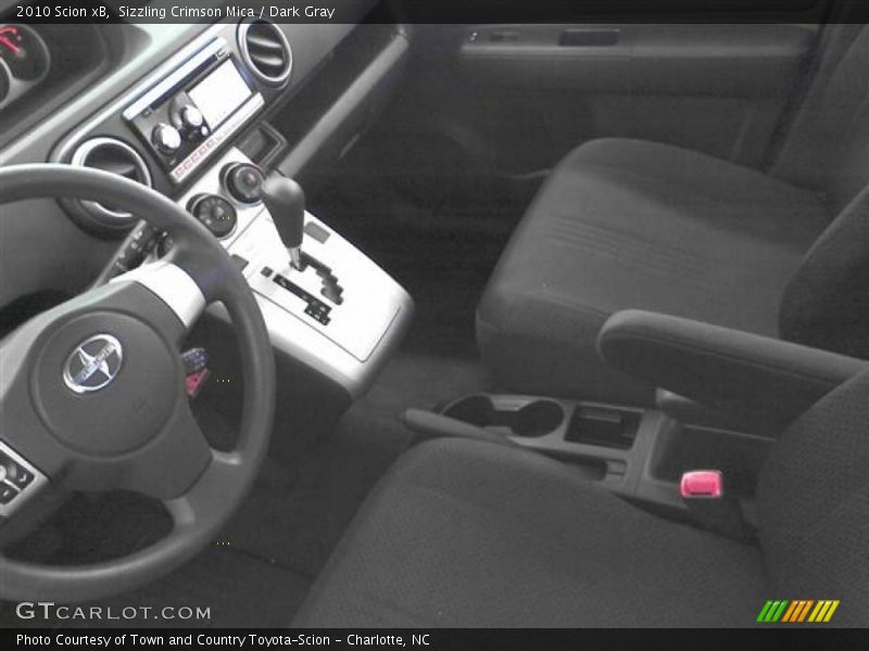 Sizzling Crimson Mica / Dark Gray 2010 Scion xB