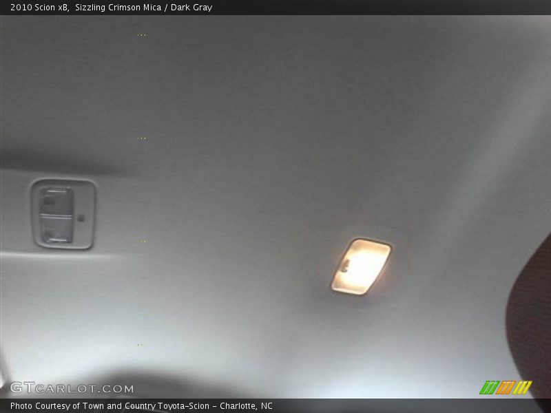 Sizzling Crimson Mica / Dark Gray 2010 Scion xB