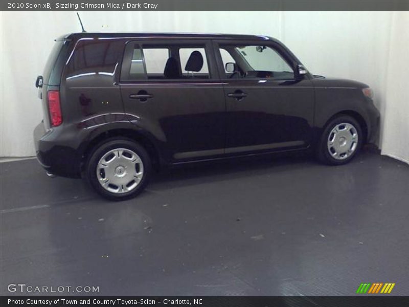Sizzling Crimson Mica / Dark Gray 2010 Scion xB