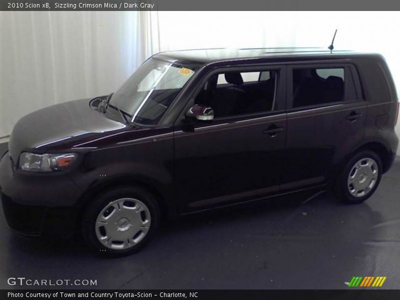 Sizzling Crimson Mica / Dark Gray 2010 Scion xB