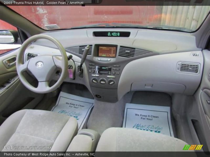 Dashboard of 2003 Prius Hybrid
