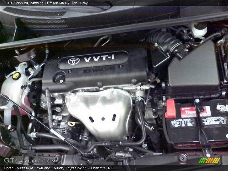 Sizzling Crimson Mica / Dark Gray 2010 Scion xB