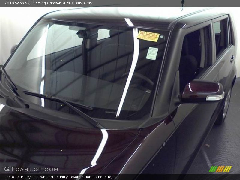 Sizzling Crimson Mica / Dark Gray 2010 Scion xB
