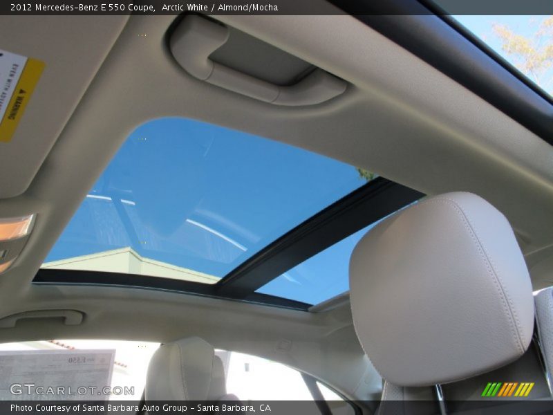 Sunroof of 2012 E 550 Coupe