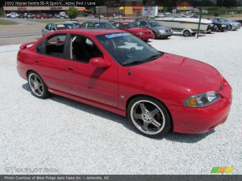 Aztec Red / Lava 2002 Nissan Sentra SE-R Spec V