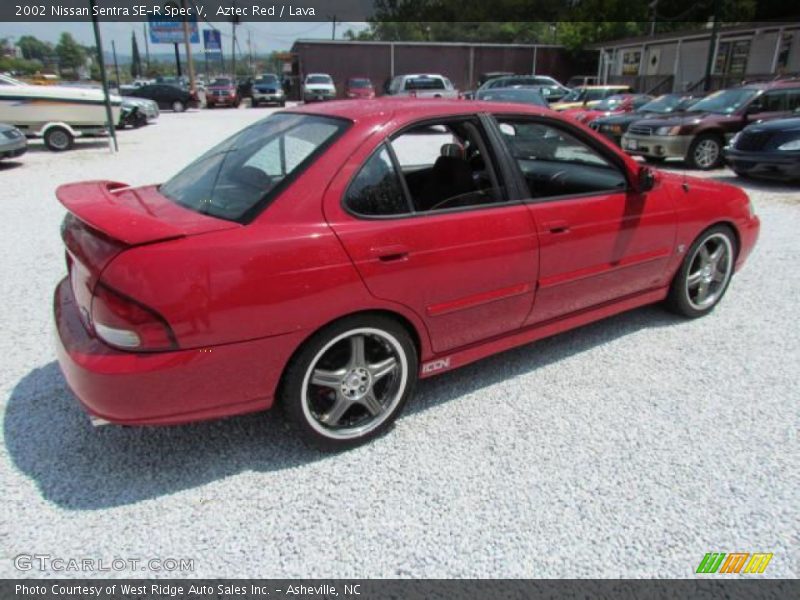Aztec Red / Lava 2002 Nissan Sentra SE-R Spec V