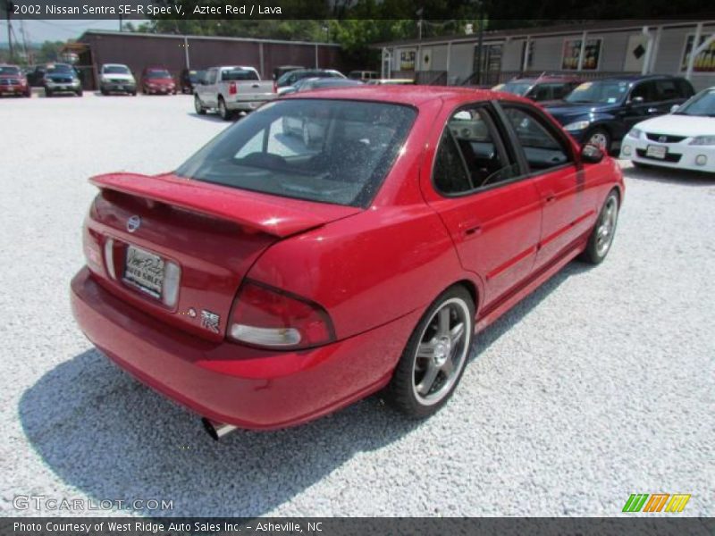 Aztec Red / Lava 2002 Nissan Sentra SE-R Spec V