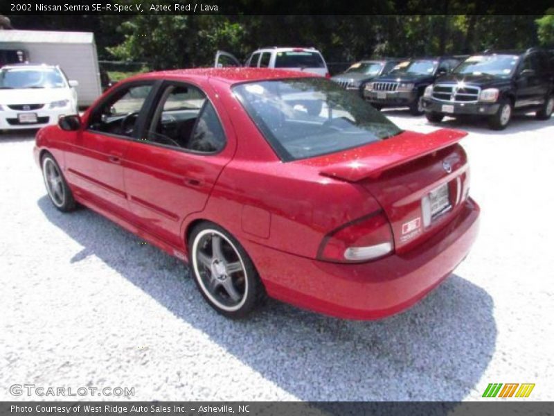 Aztec Red / Lava 2002 Nissan Sentra SE-R Spec V